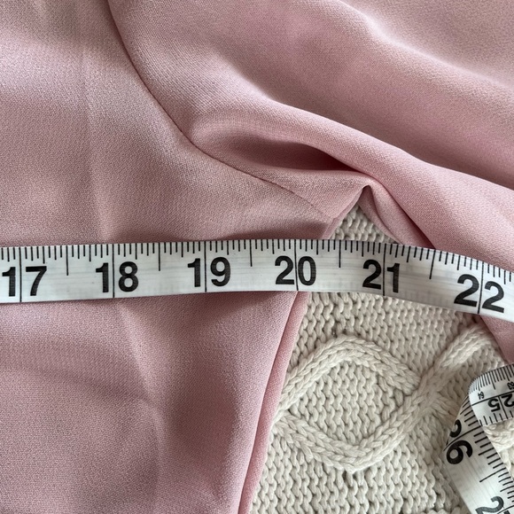 New York & Company Pale Pink Polyester Blouse women’s size medium - Picture 11 of 12
